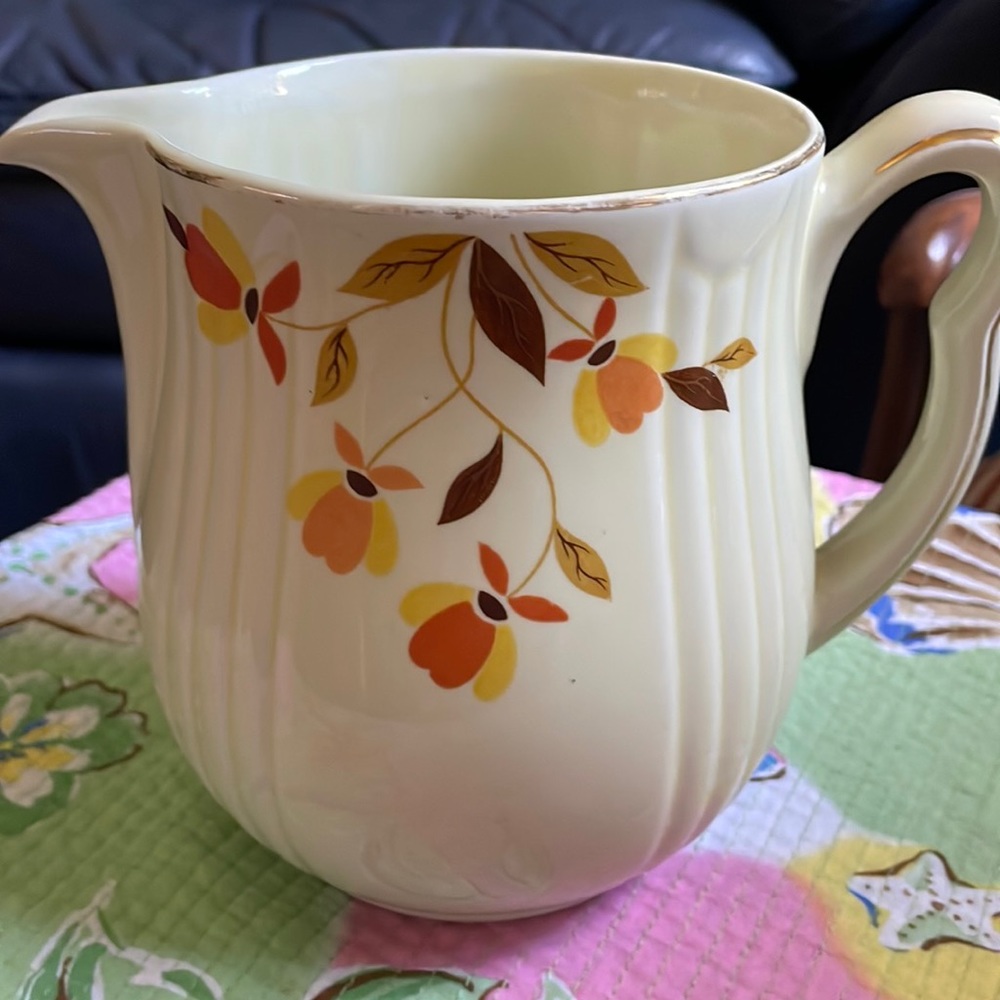 Vintage Halls Superior Kitchenware Milk Pitcher